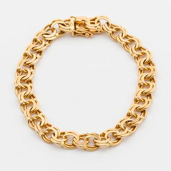 ARMBAND,  Bismarck 18K guld, 19,9 gram.