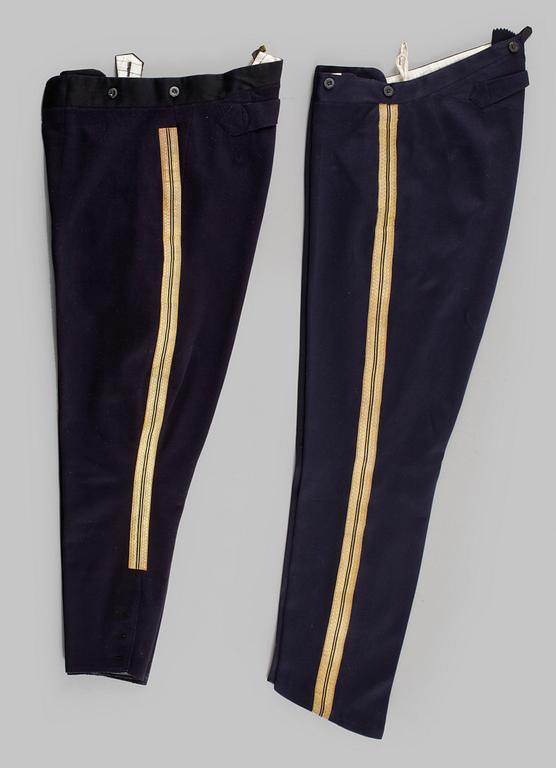 UNIFORM, 4 delar, modell ä, troligen fänrik, tidigt 1900-tal.