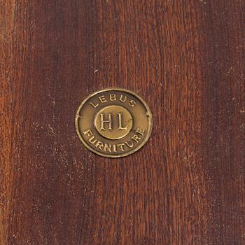 An English Lebus Furniture mens wardrobe around 1900.