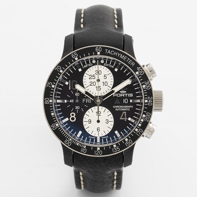 Fortis, B-42 Stratoliner, "Limited Edition", chronograph, wristwatch, 43.5 mm.