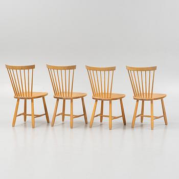 Carl Malmsten, chairs, 4 pcs, "Lilla Åland", Stolab, 21st century.