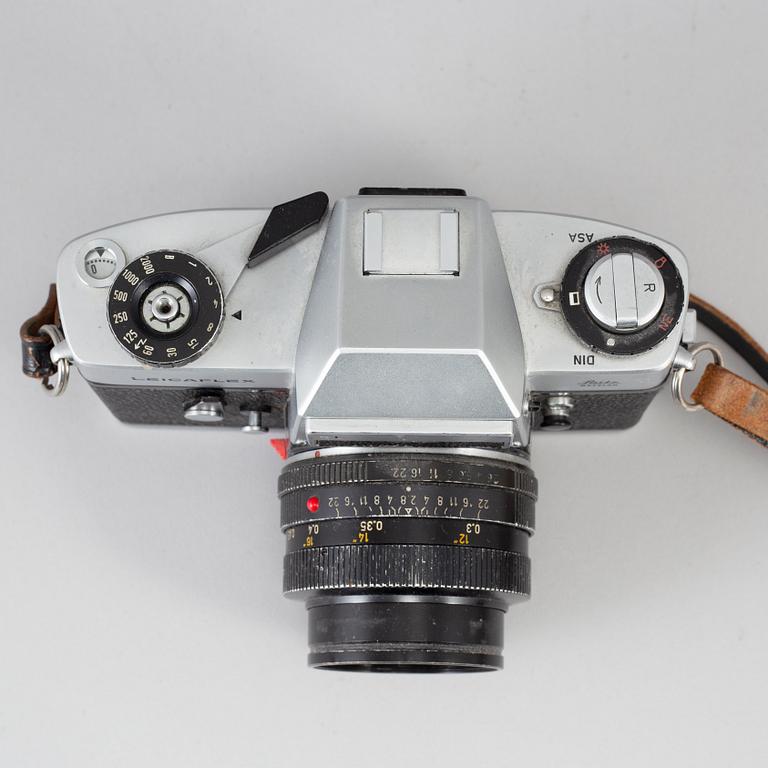 LEICAFLEX SL, with 4 lenses.