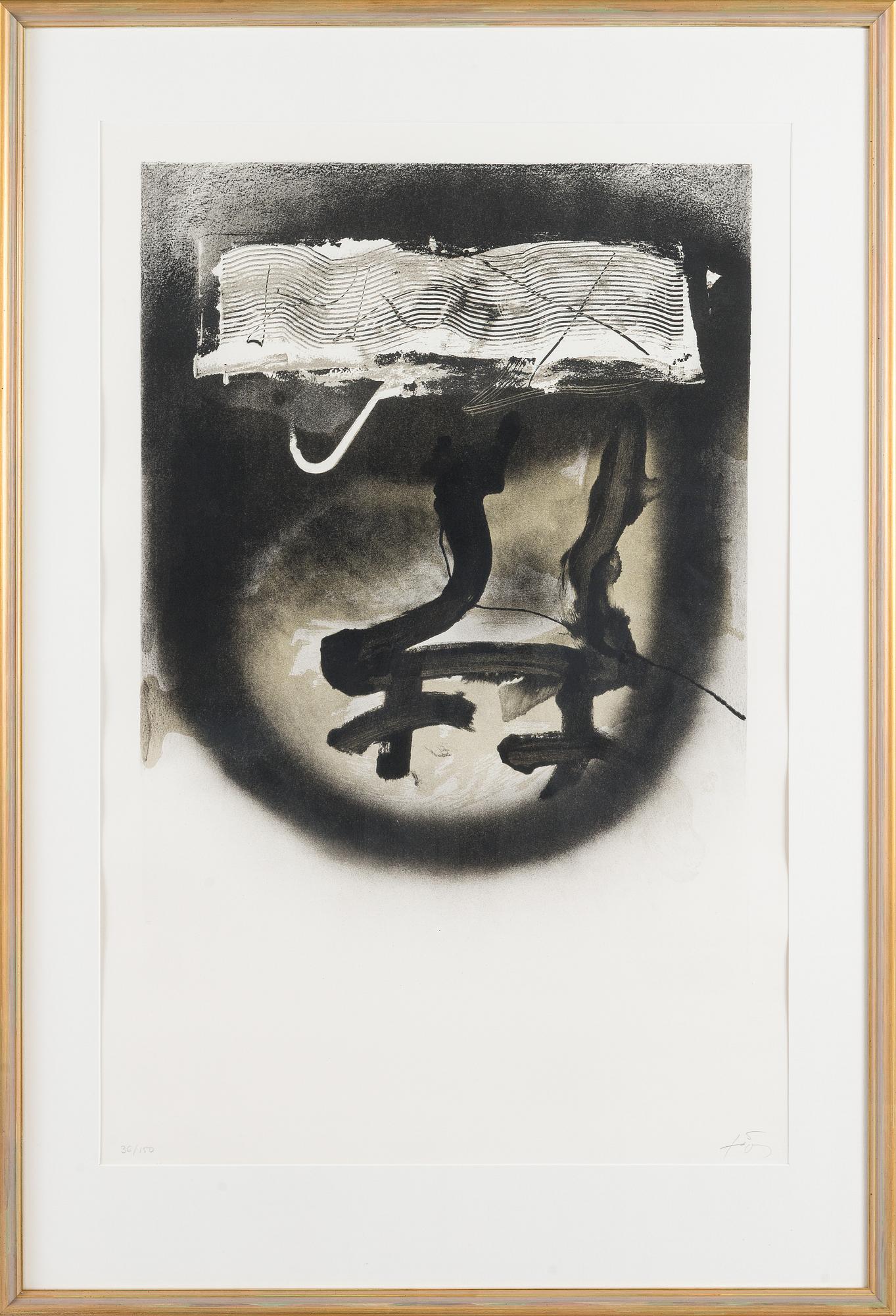 Antoni Tàpies, "Affiche avant lettre 217, FIAC".