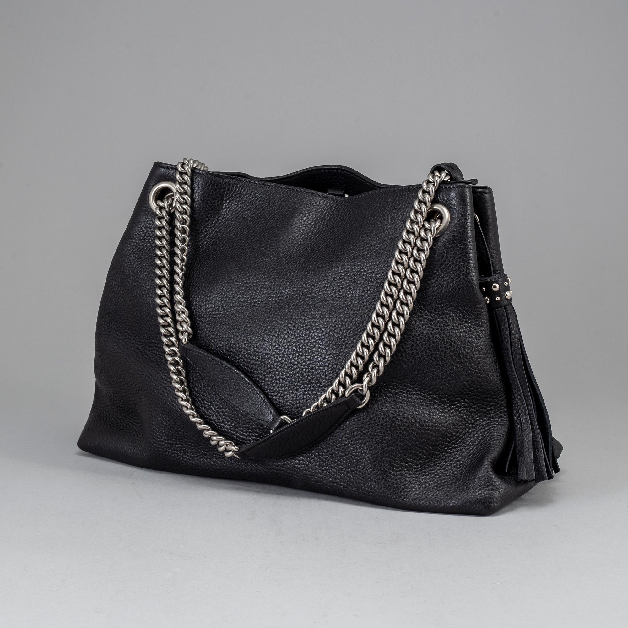GUCCI, 'Soho' leather bag.