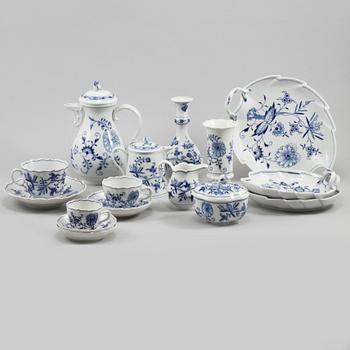 SERVISDELAR 34 delar, porslin, Meissen, 1900-tal.