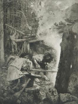 Akseli Gallen-Kallela, The Forging of the Sampo.