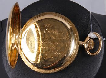 FICKUR, guld 18K, Alex Hüning, Geneve, tidigt 1900-tal.