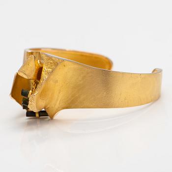 Björn Weckström, Armband "Ultima thule", 14K guld, turmaliner. Lapponia 1974.