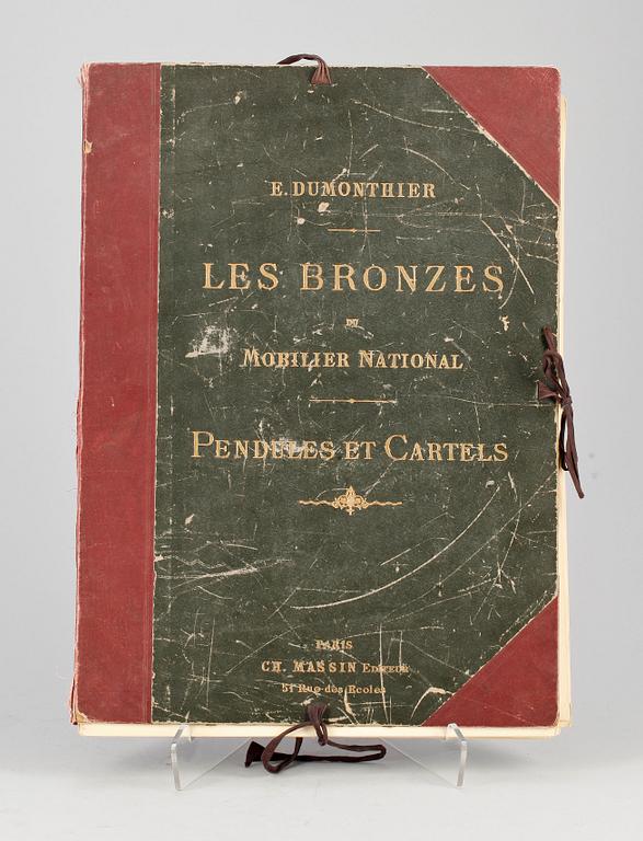 BOK I MAPP, "Les Bronzes du mobilier national Pendules et cartels", E. Dumonthier, Paris. Numr 104/400.