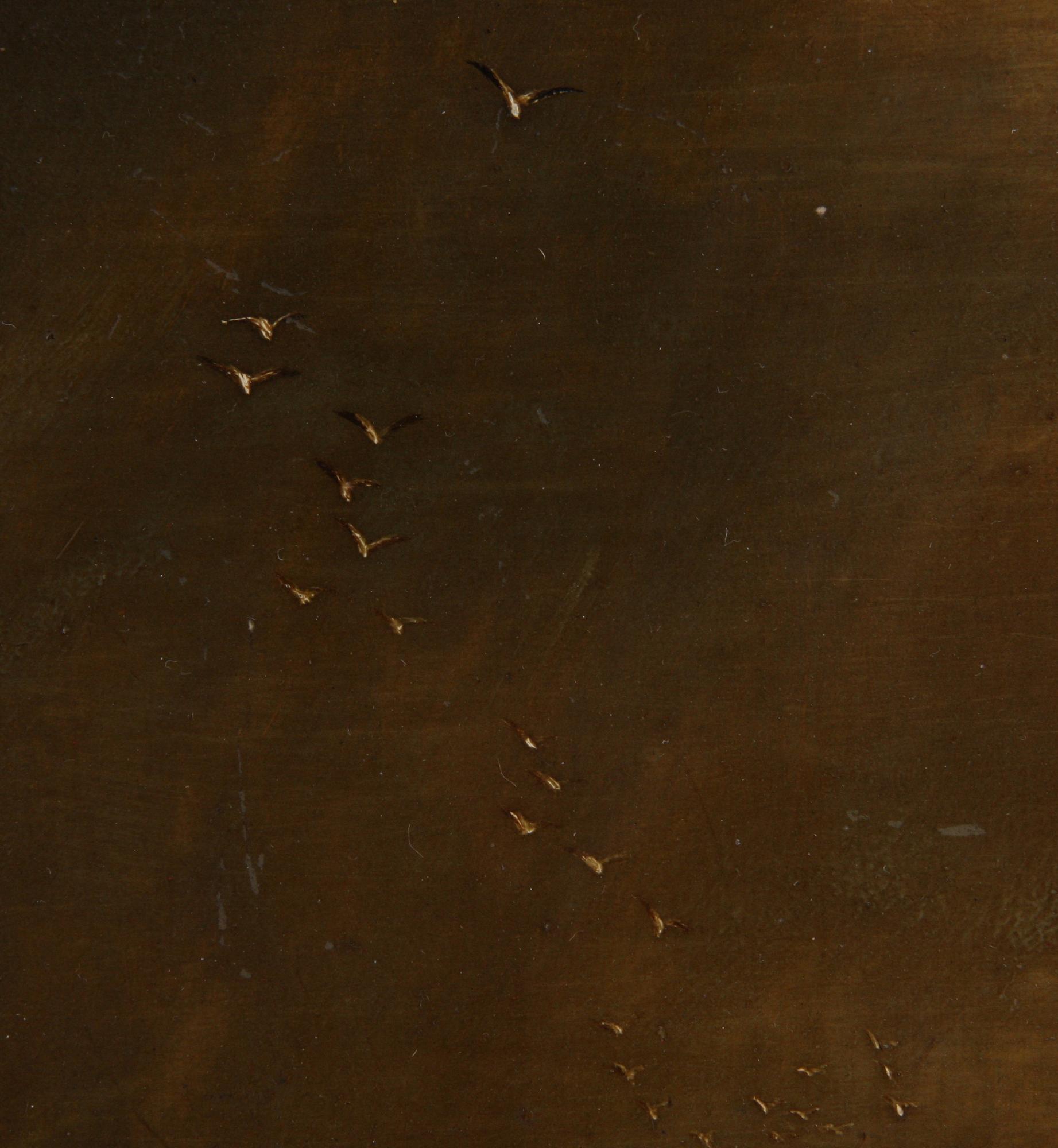 OKÄND KONSTNÄR, olja på pannå, trol 1800-talets första hälft.