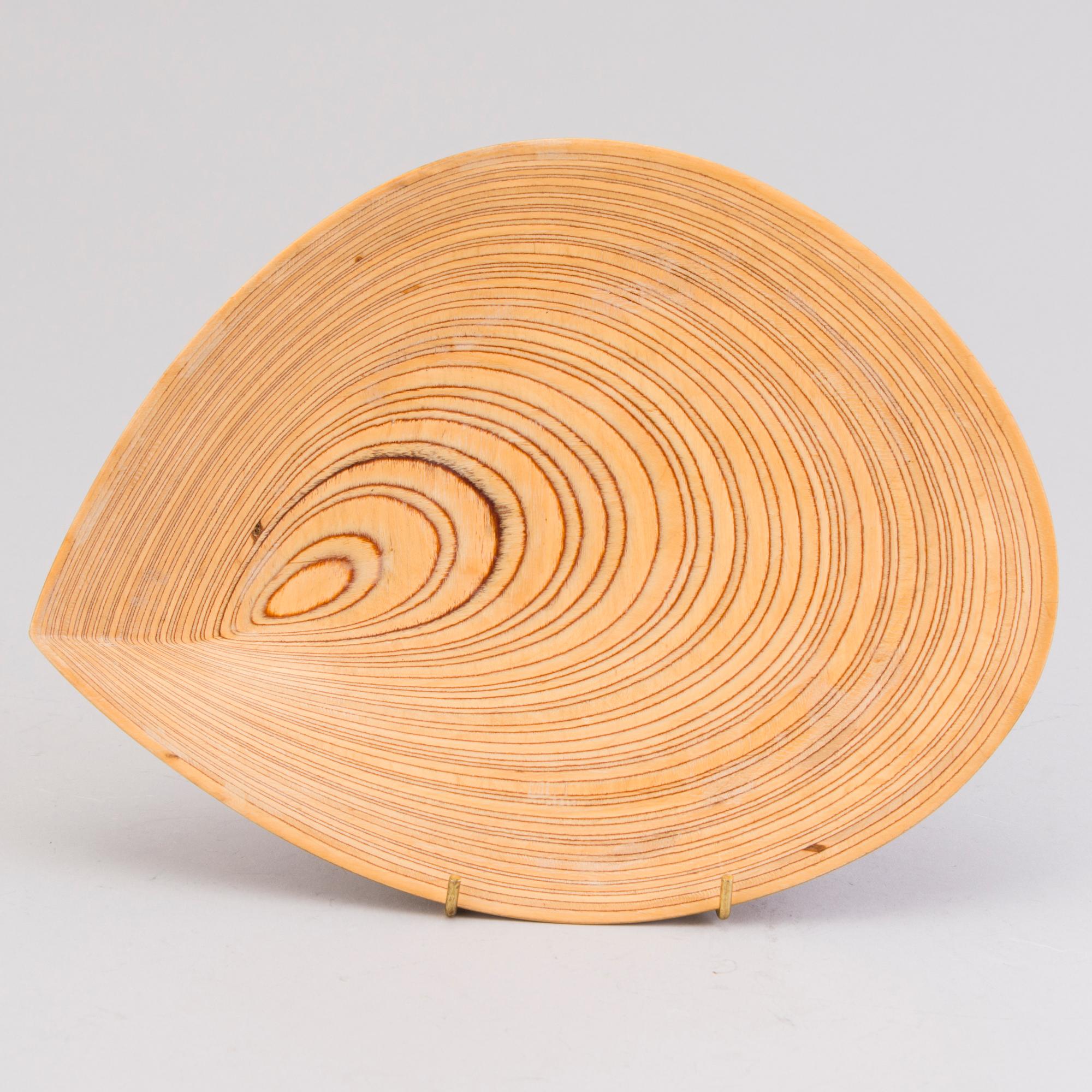 TAPIO WIRKKALA, fanerfat, signerad TW.