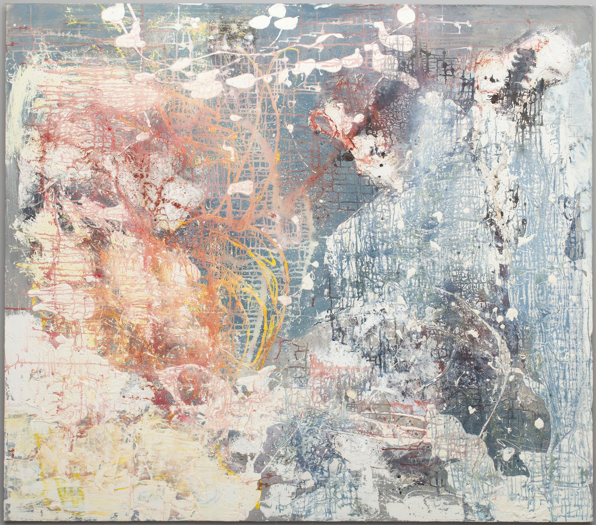 MIKKO JUNTURA, olja och gips på duk, a tergo signerad och daterad 2010.