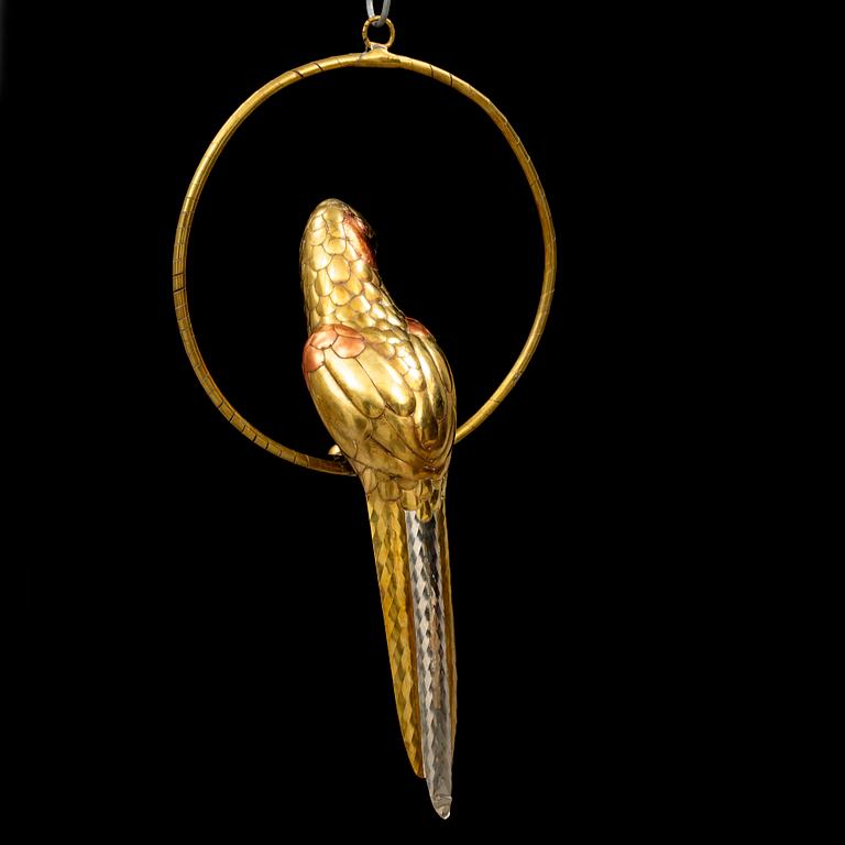 SERGIO BUSTAMANTE, sculpture, brass and copper, sicca 1970.