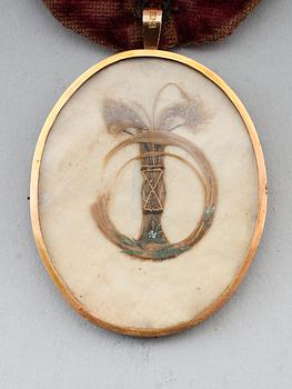 MINIATYR, gouache, 1800-tal.