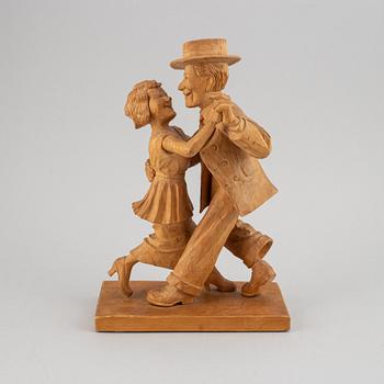 HERMAN ROSELL, sculpture, wood, signed 1939.