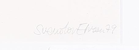 EHRÉN, SVENOLOV, akvarell, sign o dat -79.