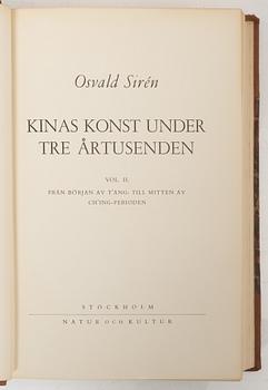 Osvald Sirén, "Chinese Art over Three Millennia", vol I-II, Stockholm 1942 and 1943.