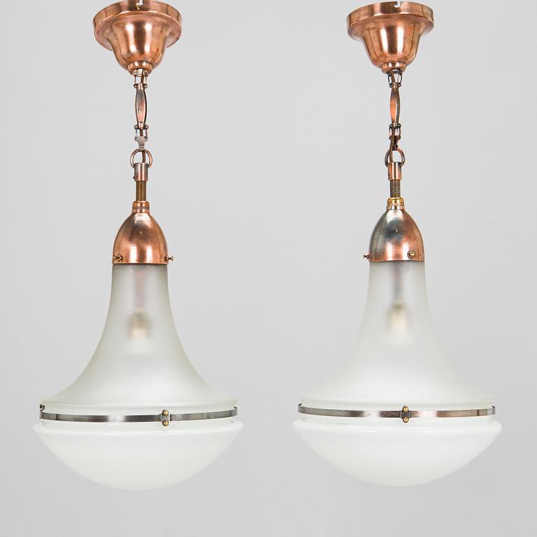 Peter Behren, kattovalaisinpari, "Luzette", AEG (Allgemeine Electricitäts-Gesellschaft), Saksa.