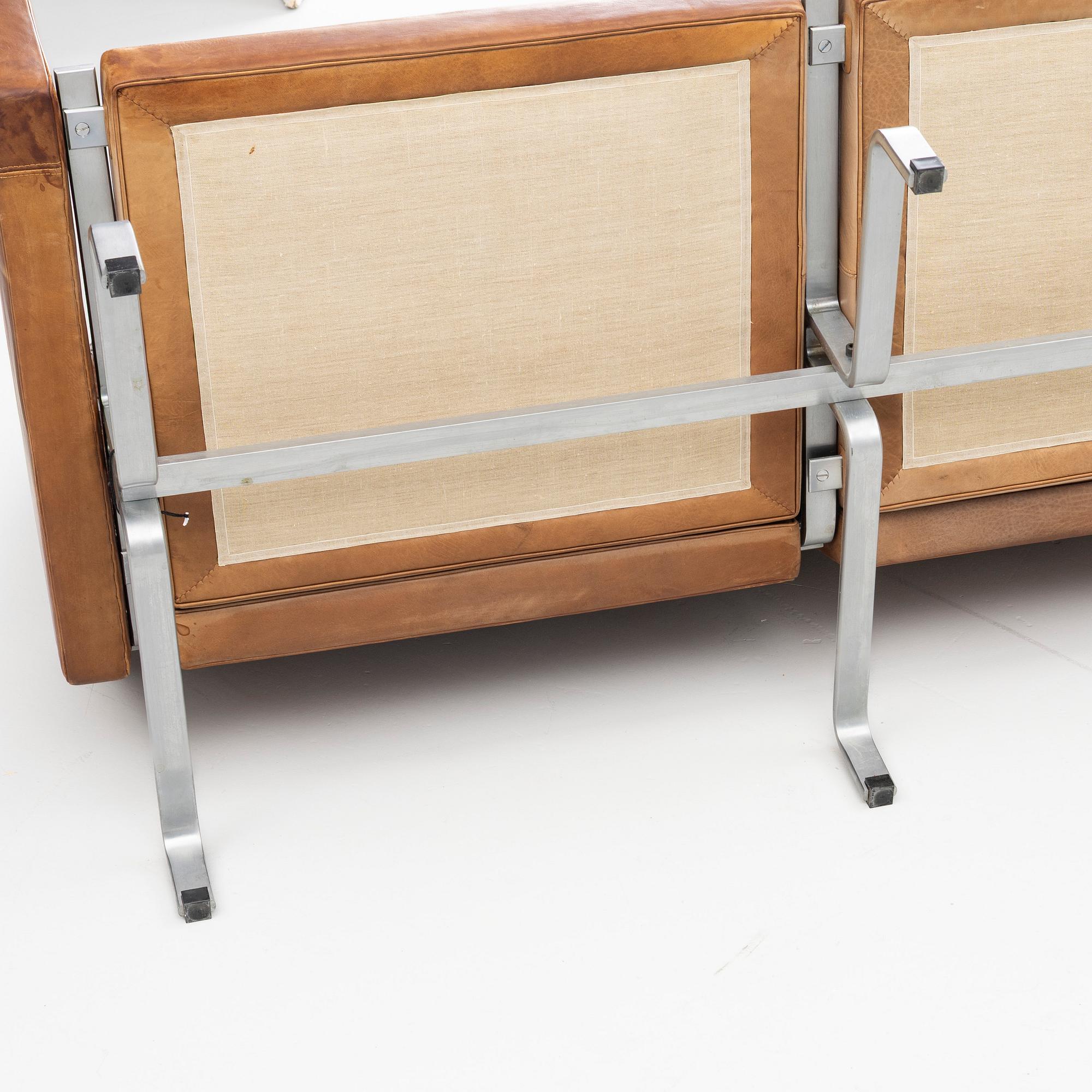 Poul Kjaerholm, soffa, "PK-31", sannolikt E. Kold Christensen, Danmark, 1900-talets andra hälft.