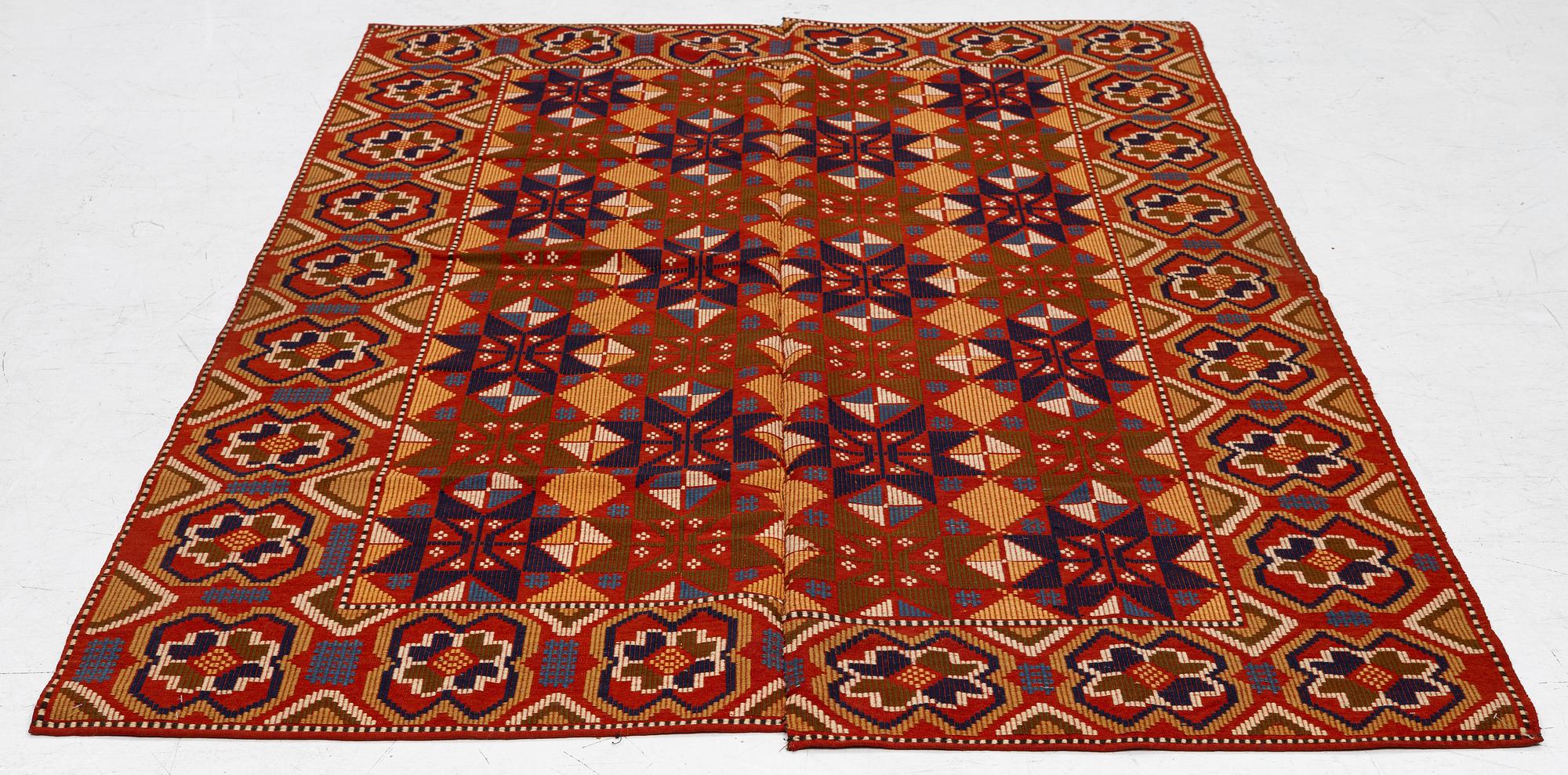 A textile, Scandinavia, circa 1900, c. 195-200 x 130 cm.