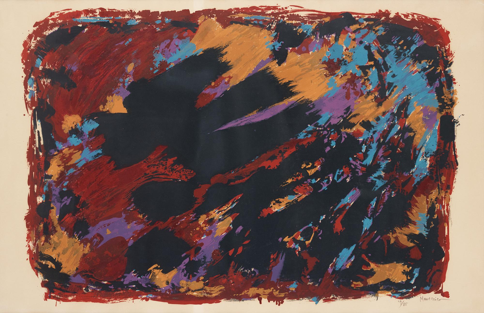 Alfred Manessier,"Procès de Burgos II".