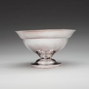 A Georg Jensen sterling bowl, Copenhagen 1925-32.