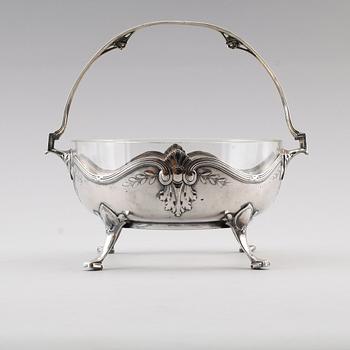 SKÅL, glas och nysilver, 1900-talets första hälft.