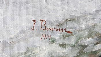 BOSTRÖM, J, olja på duk, sign o dat 1914.