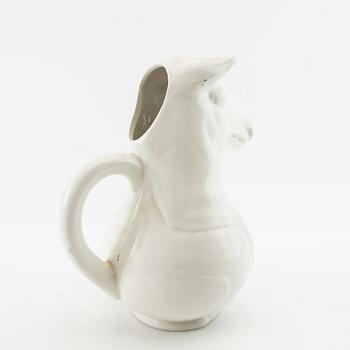 Serving platter and jug, 20th century porcelain.