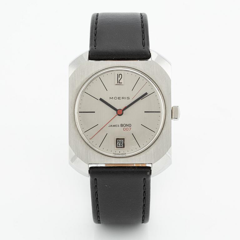 Moeris, James Bond 007, wristwatch, 34 x 42 mm.