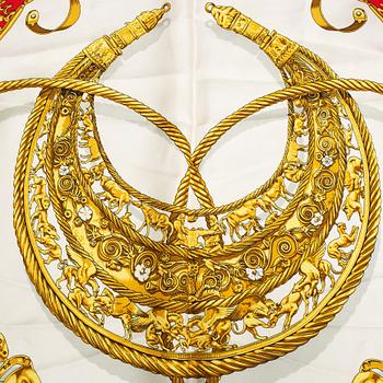Hermès, scarf, "Les Cavaliers d'Or".