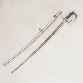 Sabel, tysk, 1800-talets slut, med balja.