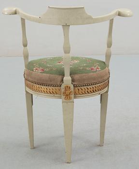 PUDERSTOL, gustaviansk, provins, 1700/1800-tal.