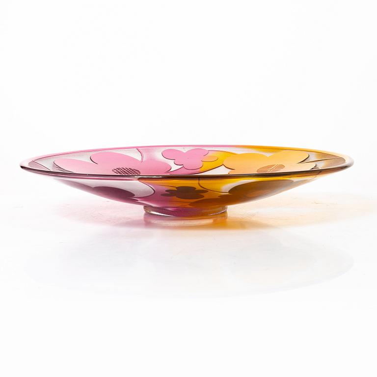 Bertil Vallien, Fat, glas, Kosta, Signerat B Vallin, Unik 6089.