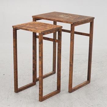 Axel Larsson, a two-piece nesting table model "801/4", Svenska Möbelfabrikerna, Bodafors, 1930's.
