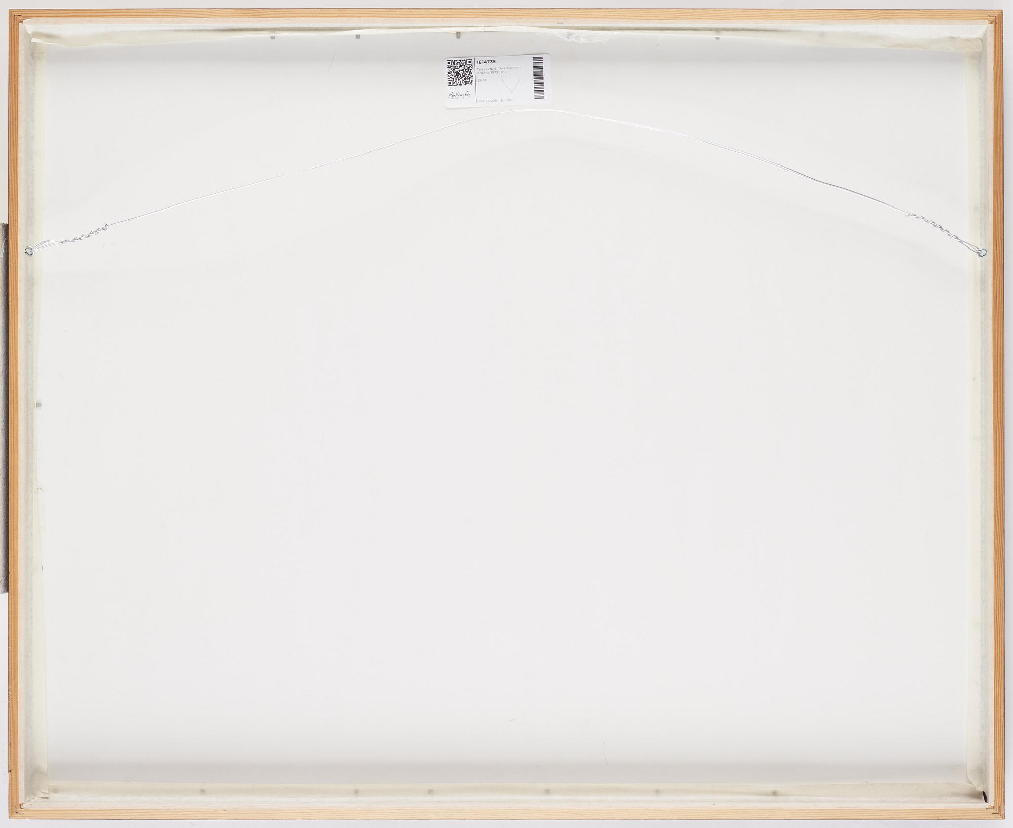 Terry O'Neill, "Ava Gardner, Arizona, 1973".