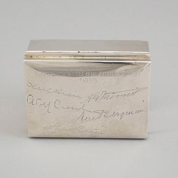 an early 20th century silver box by K Andersson Stockholm.