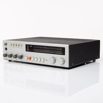A Dieter Rams HiFi stereo tuner-amplifier, Regie 500, Braun 1970s.