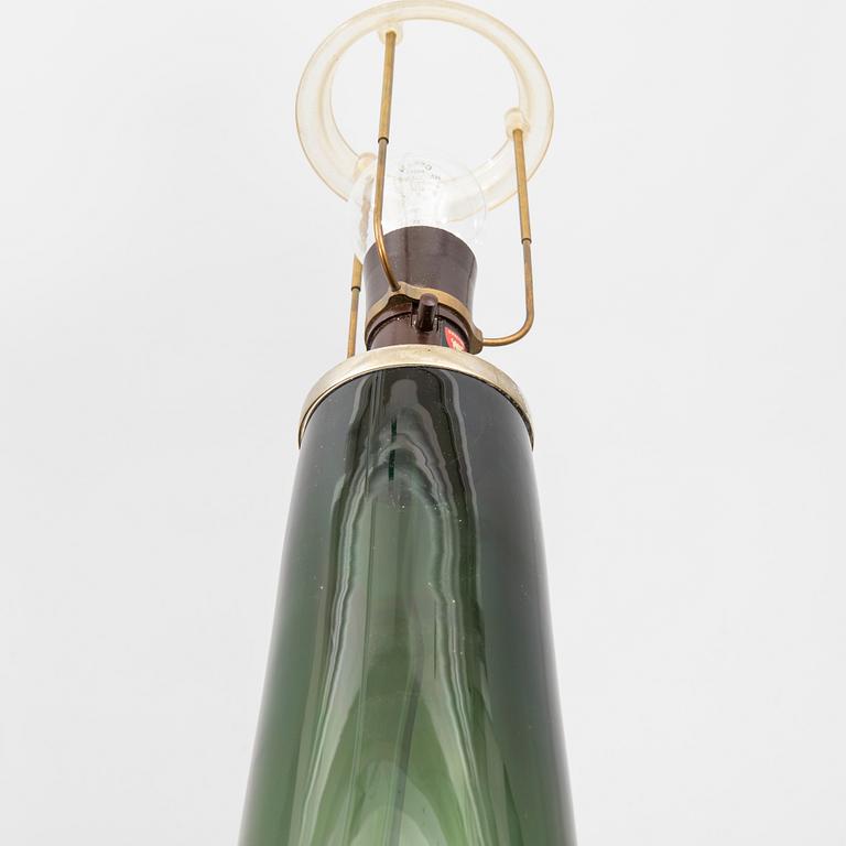 Carl Fagerlund, a pair of glass table lamps from orrefors model no RD 1480.