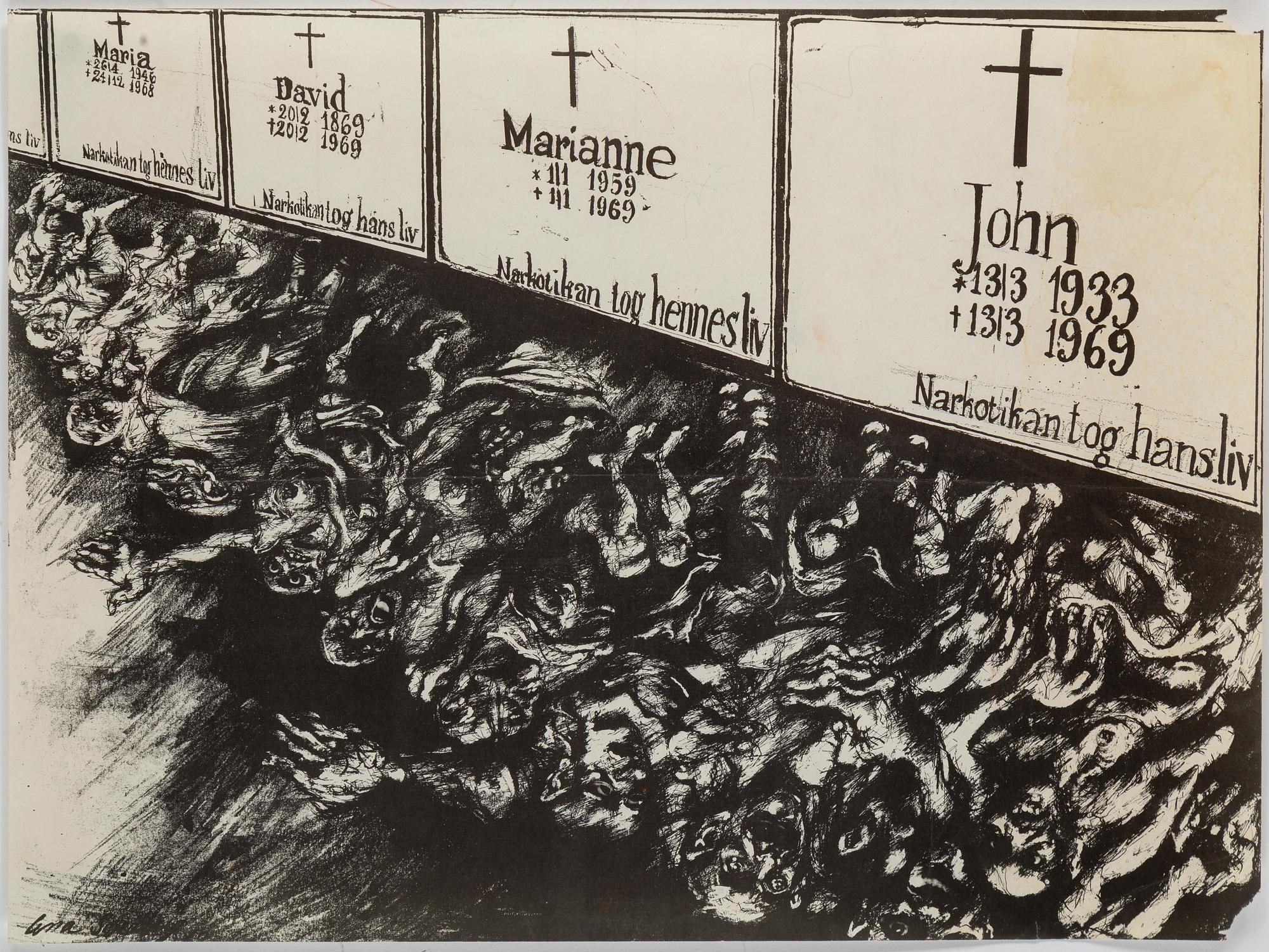 LENA SVEDBERG, two posters 1969.