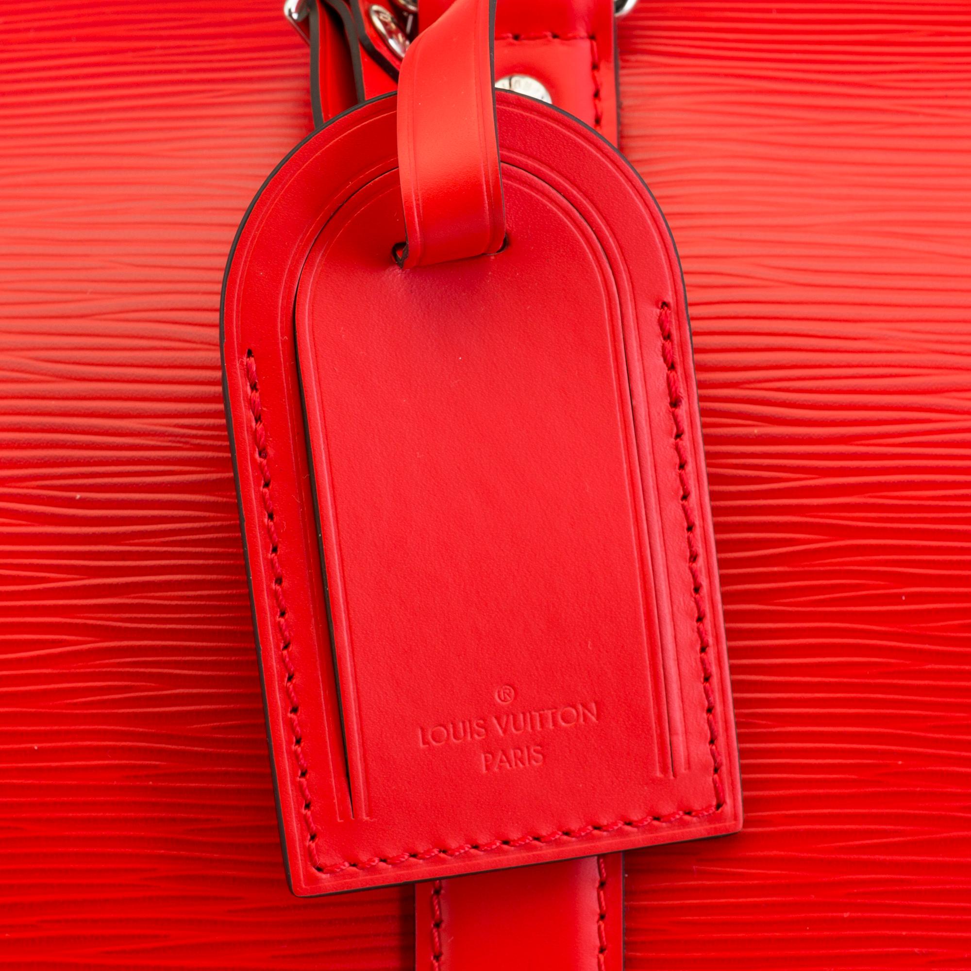 Louis Vuitton x Supreme Keepall Bandouliere Epi 45 Red.