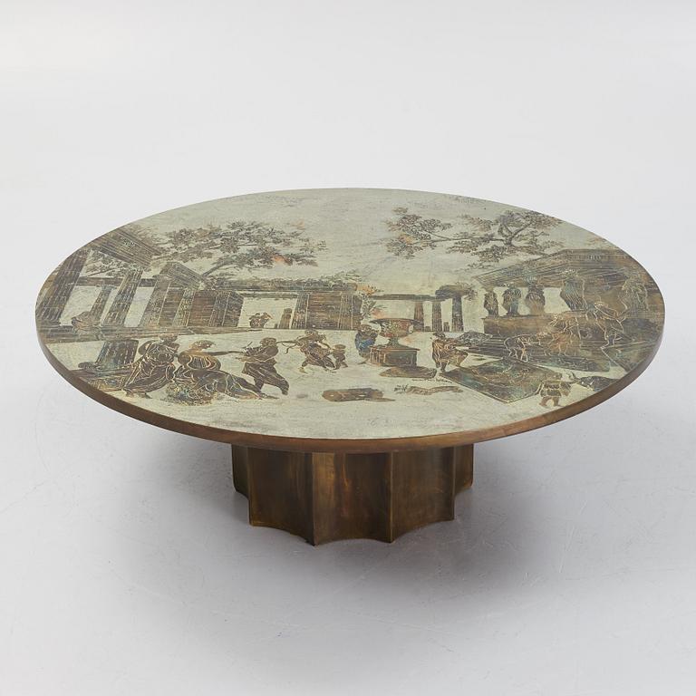 Philip & Kelvin LaVerne, an "Odyssey" coffee table, USA 1960s-70s.