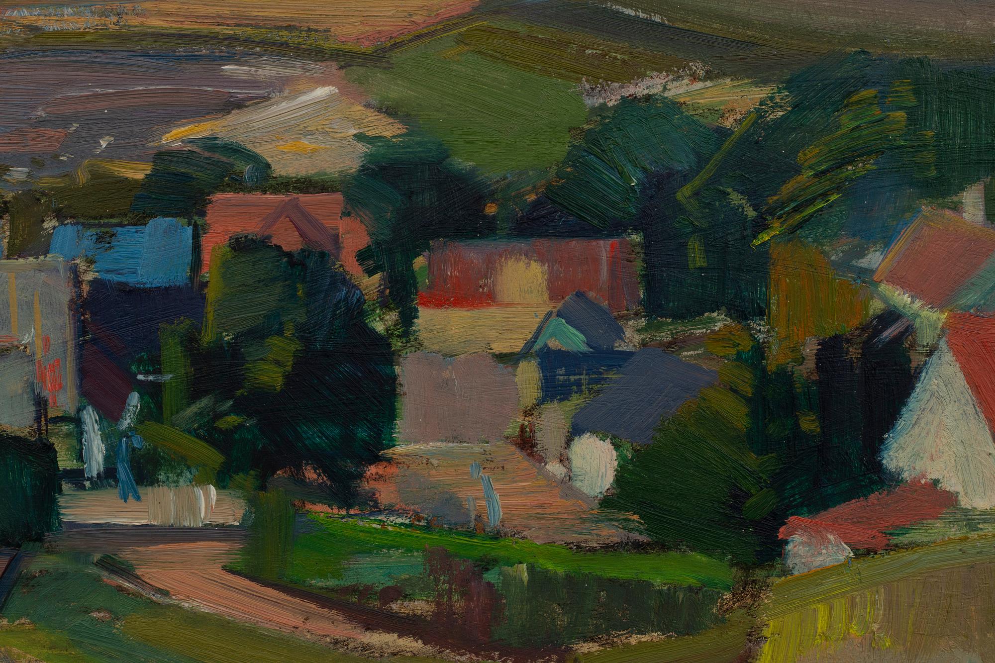 Gerhard Wihlborg, oil on panel, signed.