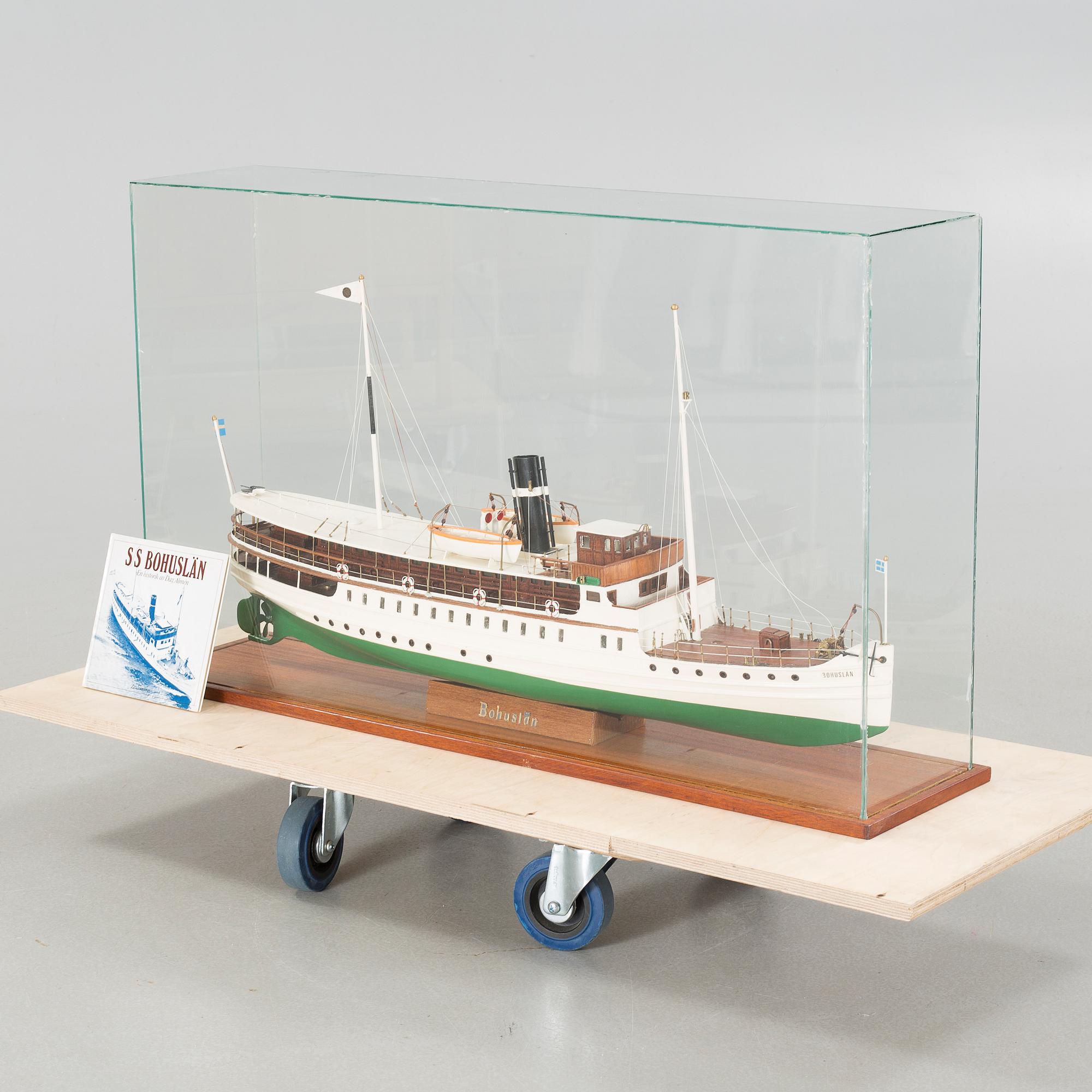 A "S/S Bohuslän" boat model, second half of the 20th century.