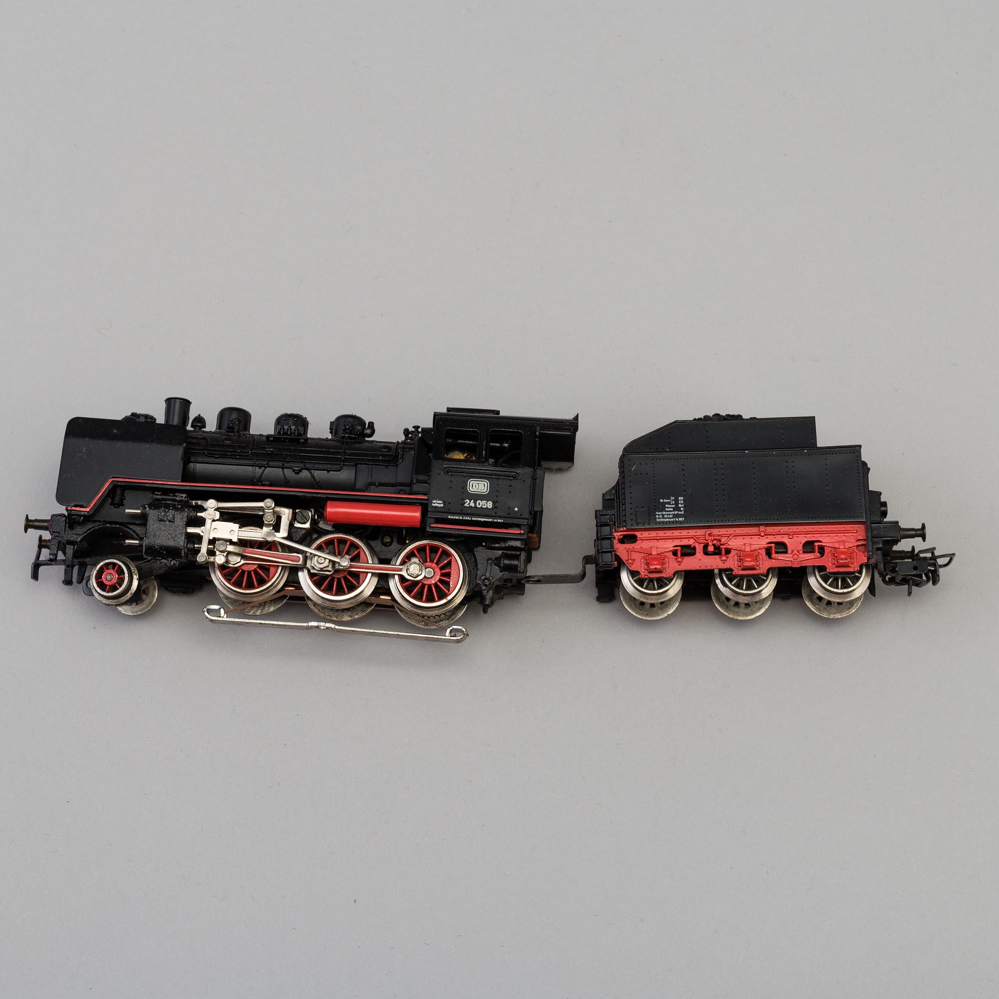 A second half of the 20th century  Märklin locomotive, Germany.