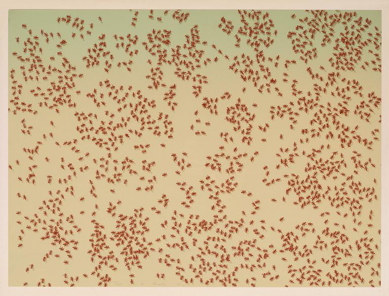 Ed Ruscha, "Red ants", ur: "Insects".