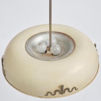 Cebe (Chr Bergh & Co), a pair of ceiling lamps model "75860", Sweden, 1930s.