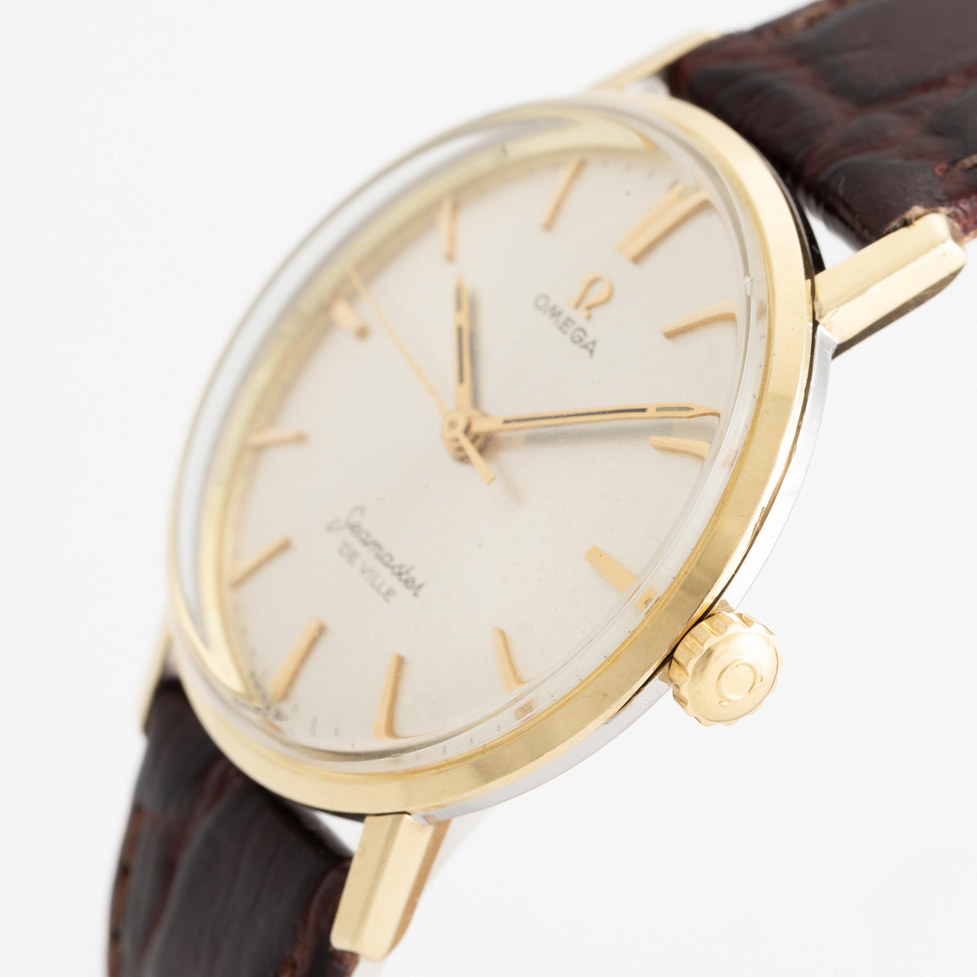 Omega, Seamaster, De Ville, armbandsur, 34,5 mm.