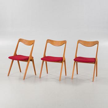 STOLAR, 3 st, Albin Johansson & Söner, Hyssna, 1950/60-tal.