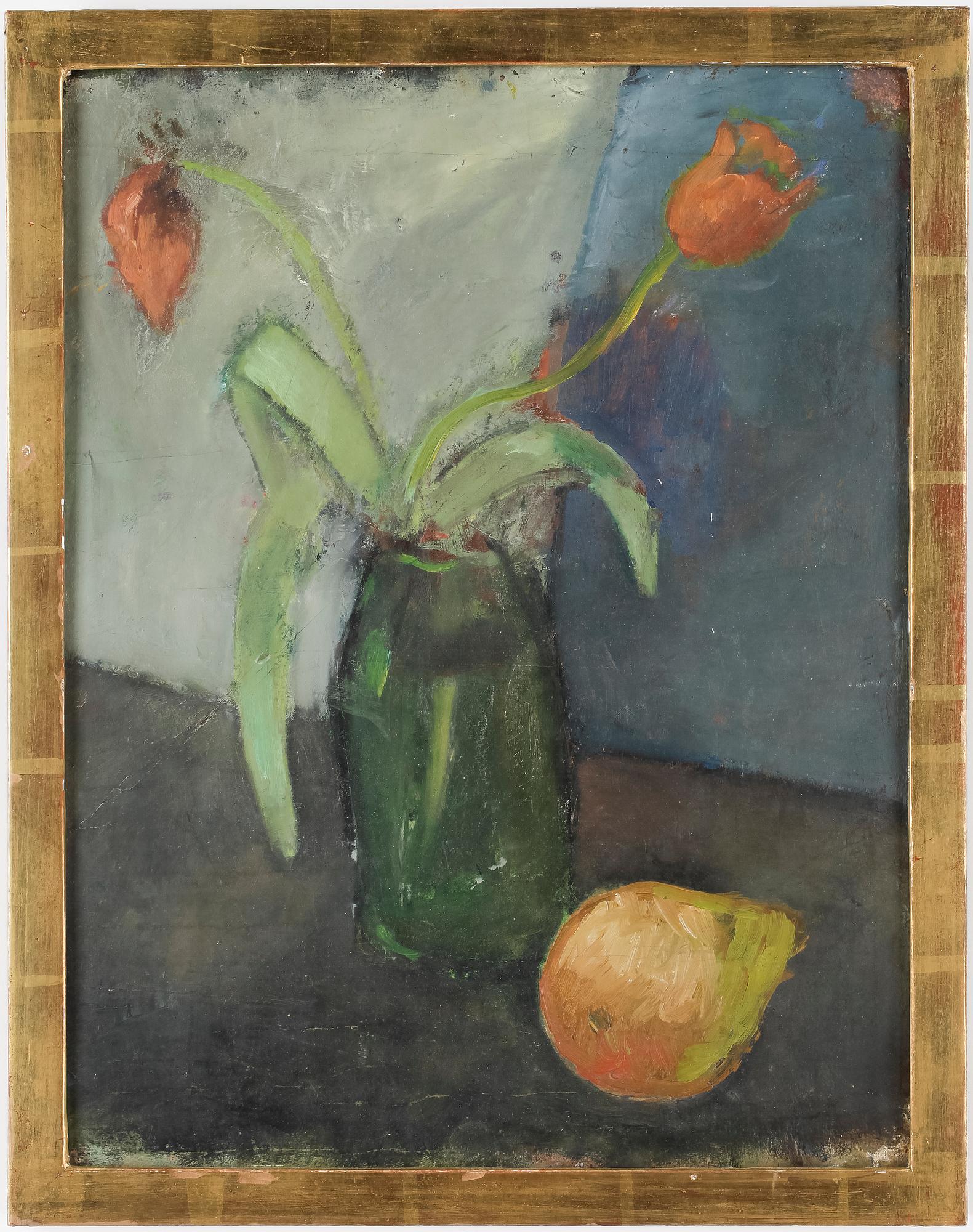 IVAN IVARSON. Olja på duk. A tergo intyg av Märta Taube-Ivarson.